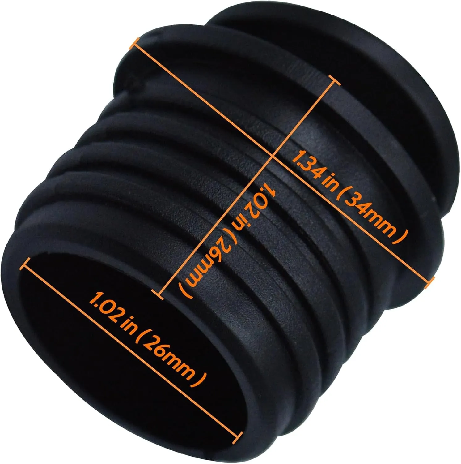 10 Pieces Scupper Plugs for Kayak Boat Scupper Stoppers Scupper Plugs Bungs, Canoe Boat Scupper Stopper Plugs Replacement Accessories Scupper Plugs for Kayak Canoe Boat Drain Holes Black
