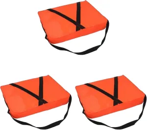 2025 New Boat Throwables Flotation Device, 18x14in High Buoyancy Boat Throw Cushion with Strap, Waterproof Throwable Flotation Device for Boating, Rescue Boat Throwable Flotation Device