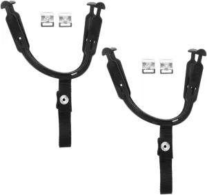 2Sets Adjustable Ice Hockey Helmet Chin Strap Replacement Parts Kit Includes Ear Sling Loops for Football and Safety Helmets Durable Pom Material Easy Maintenance Comfortable Fit