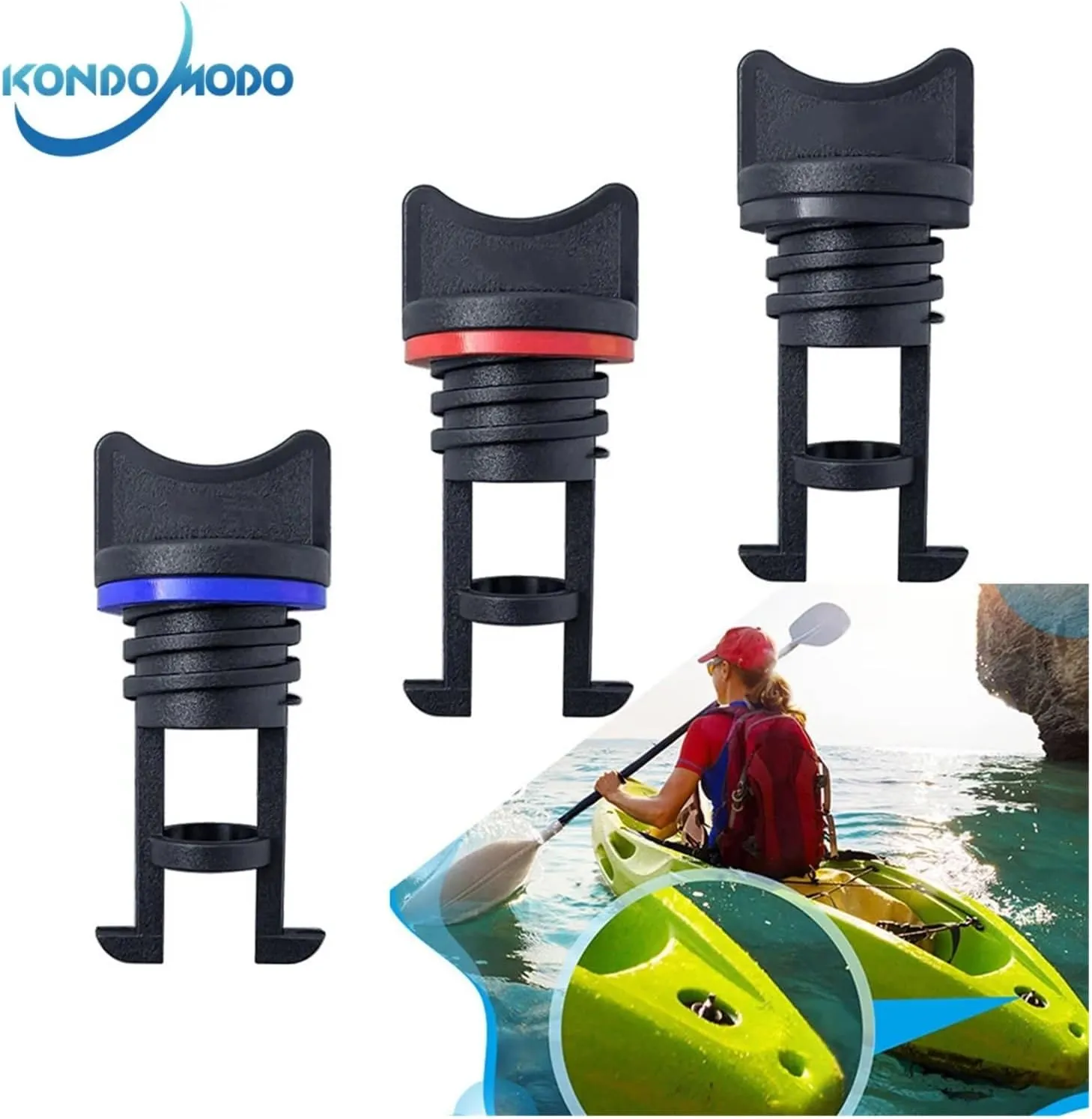3/4 inch 19mm Nylon Boat Marine Yacht Raft Drain Hole Standard Size Coarse Thread Bung Replacement Kayak Canoe Accessories for Modification of Ships and Yachts