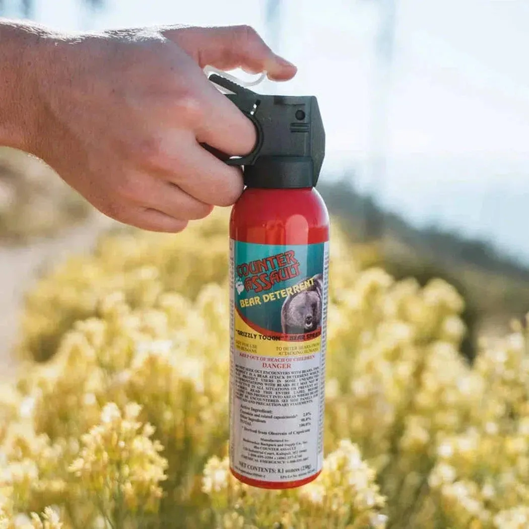 Adventure Medical Kits Counter Assault 32-Foot Bear Spray (8.1 oz.) with Holster