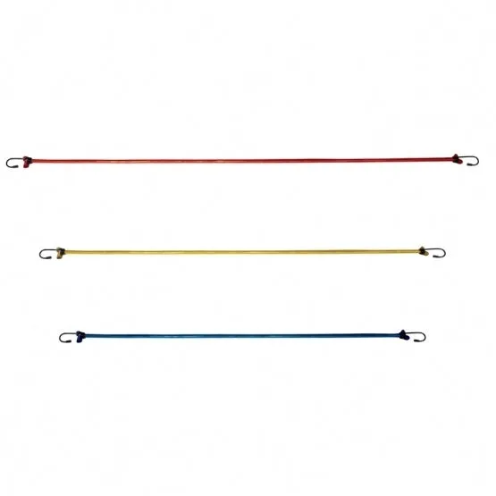 Bungee Cord Set With Coated Steel Hook