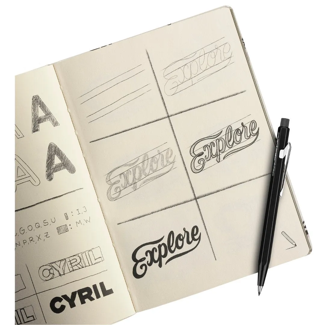 Caran D'Ache RYLSEE sketchbook, A5 170Gsm Ivory Paper 64 Pages