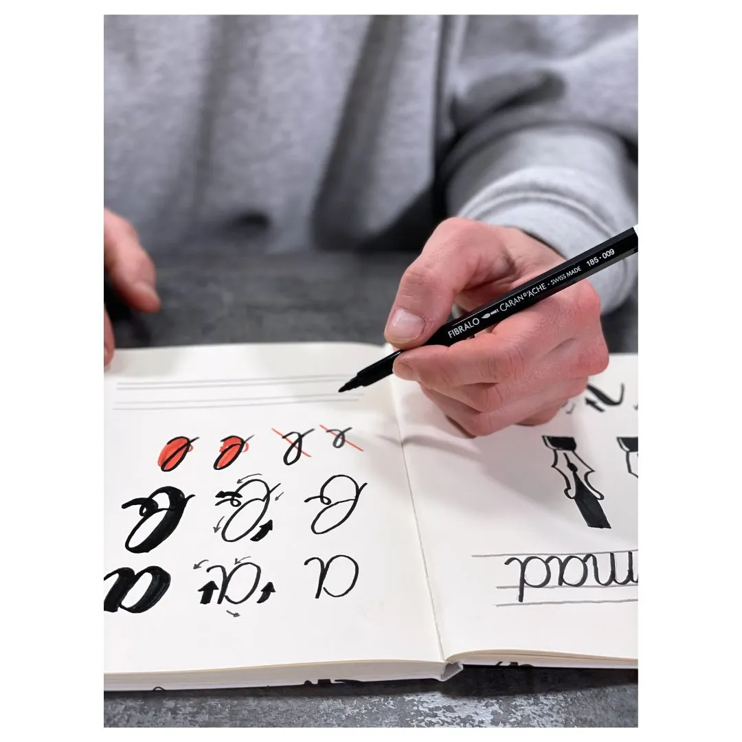 Caran D'Ache RYLSEE sketchbook, A5 170Gsm Ivory Paper 64 Pages
