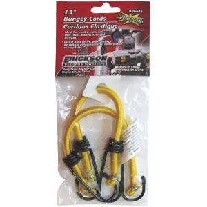 Erickson 8mm x 13" Vinyl Coated Steel Bungee Cord Set (2-Pack)