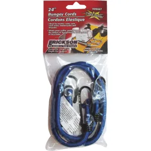 Erickson 8mm x 24" Vinyl Coated Steel Bungee Cord Set