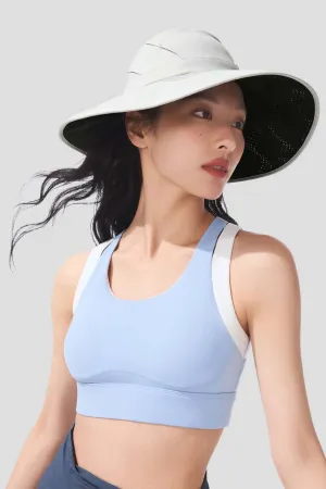 Halo - Women's Hydrogen Silver Black Gel Sun Hat UPF2000 