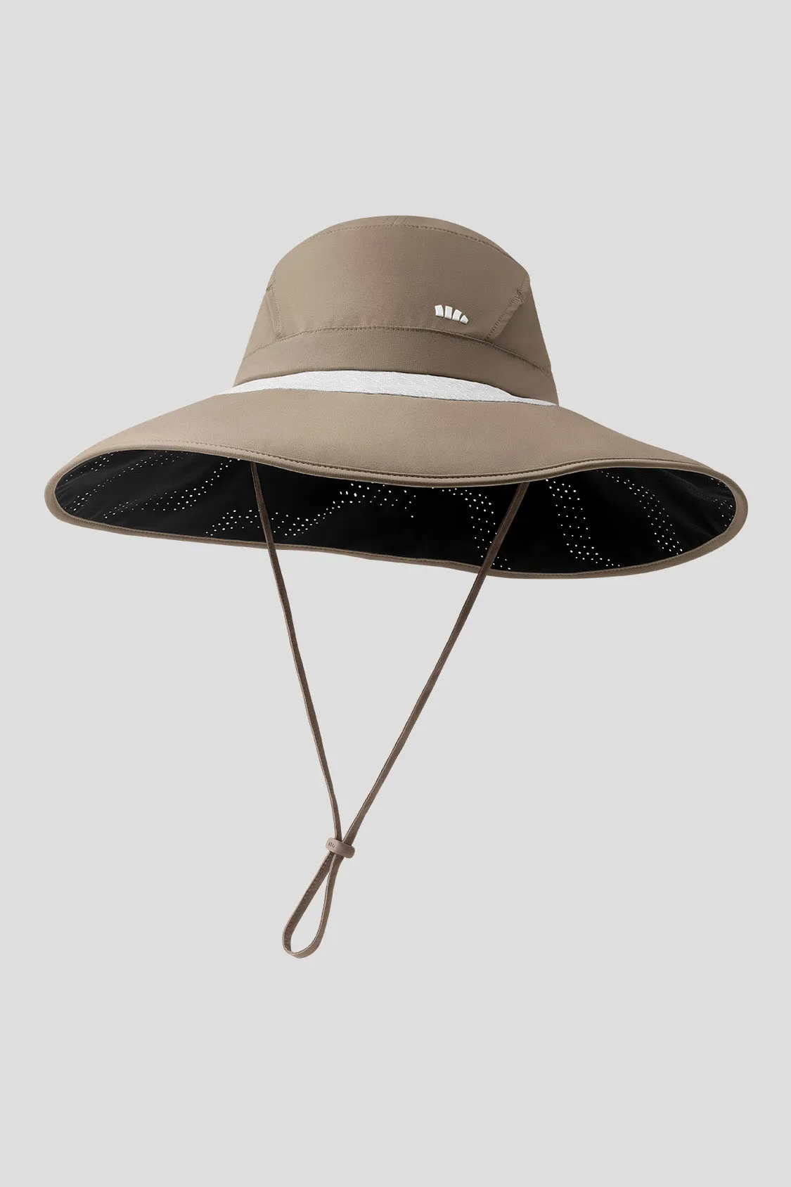 Halo - Women's Hydrogen Silver Black Gel Sun Hat UPF2000 