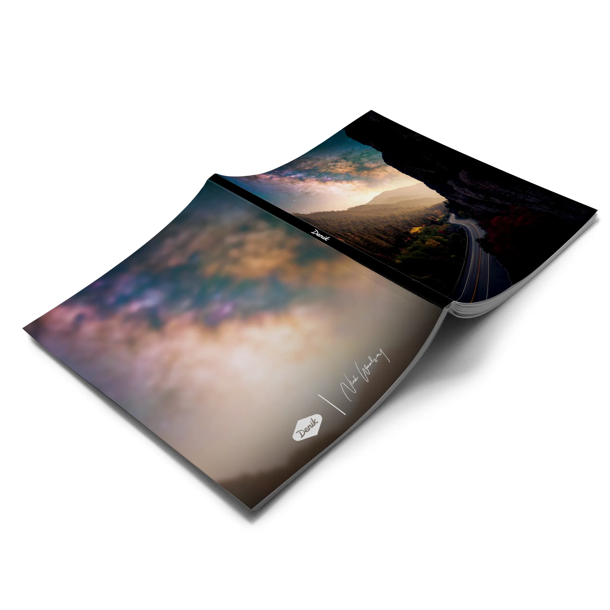 Heavenly Highways Medium Layflat Notebook