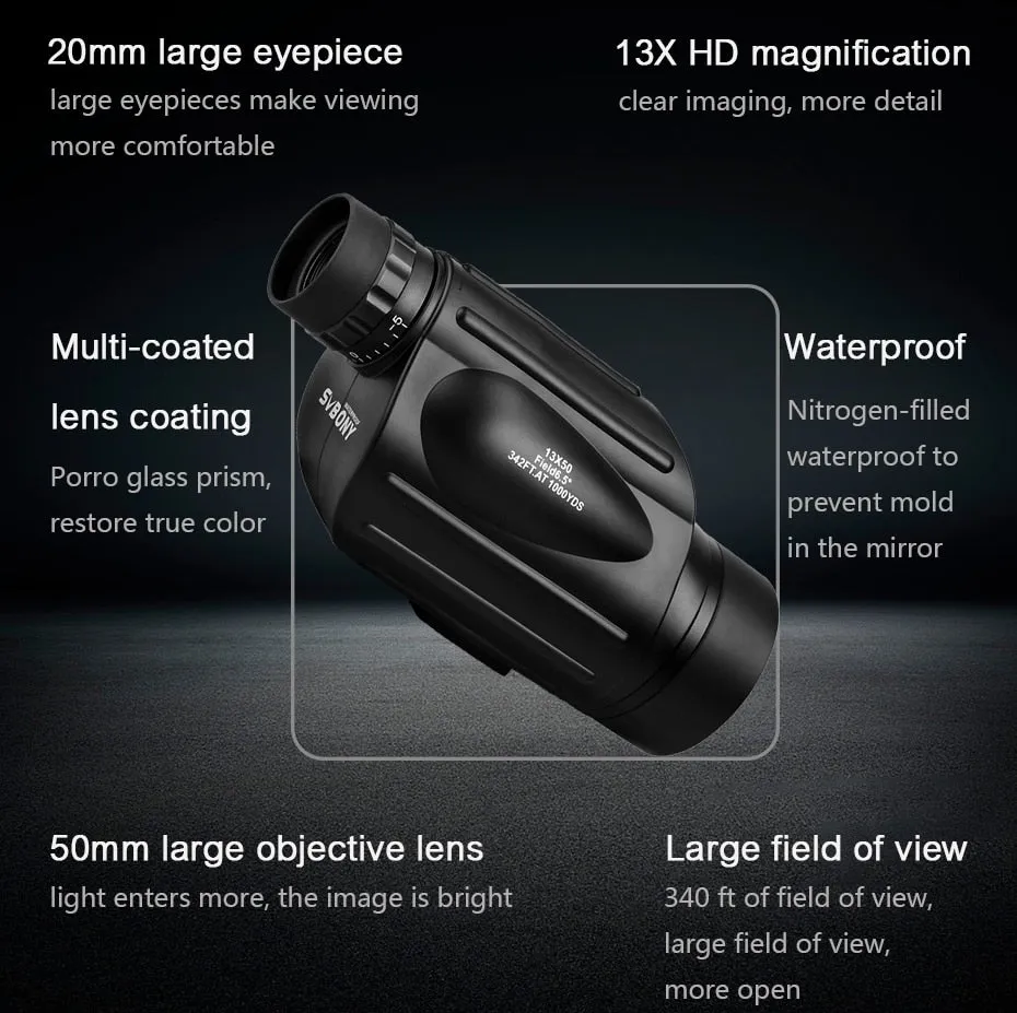 High Power Waterproof Hunting  Binoculars
