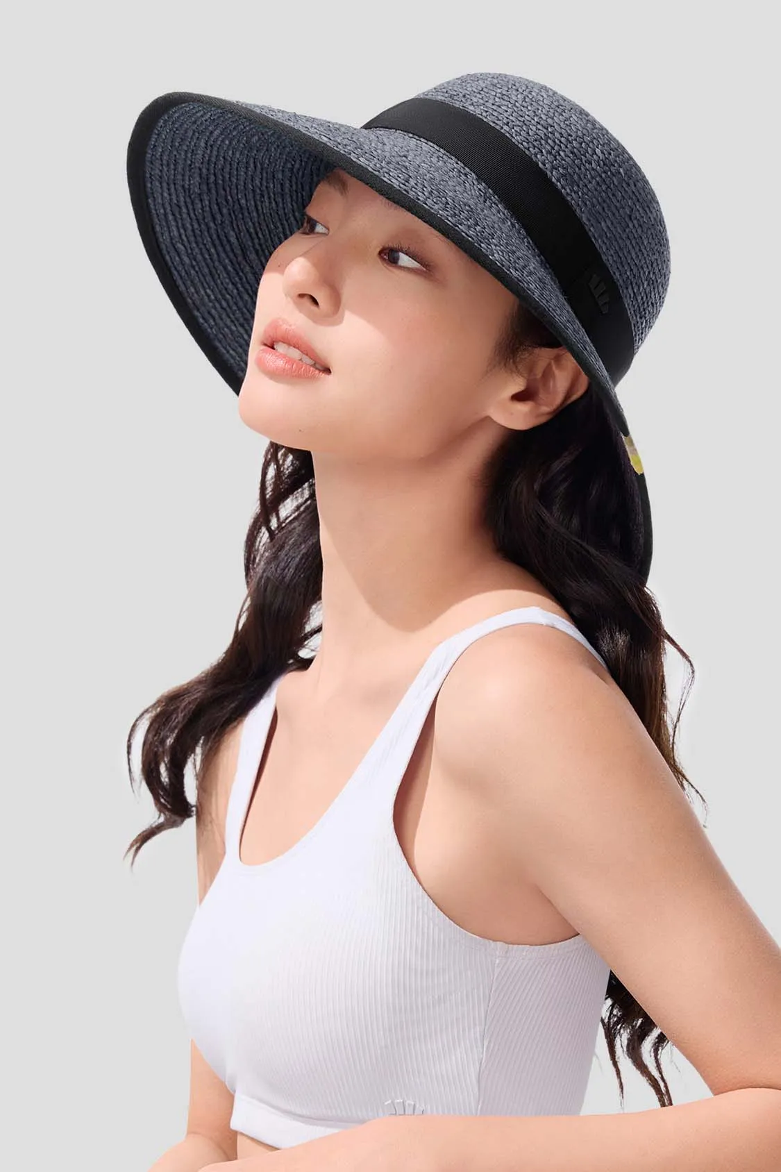 Horizon - Women's Wide Brim Sun Straw Hat UPF50 