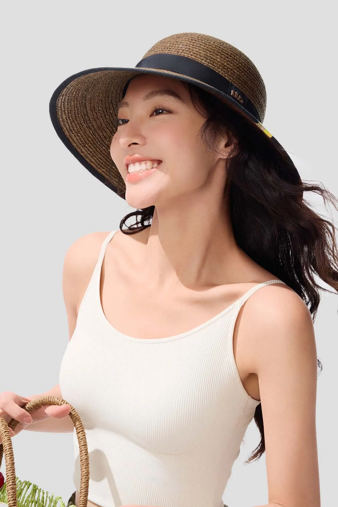 Horizon - Women's Wide Brim Sun Straw Hat UPF50 