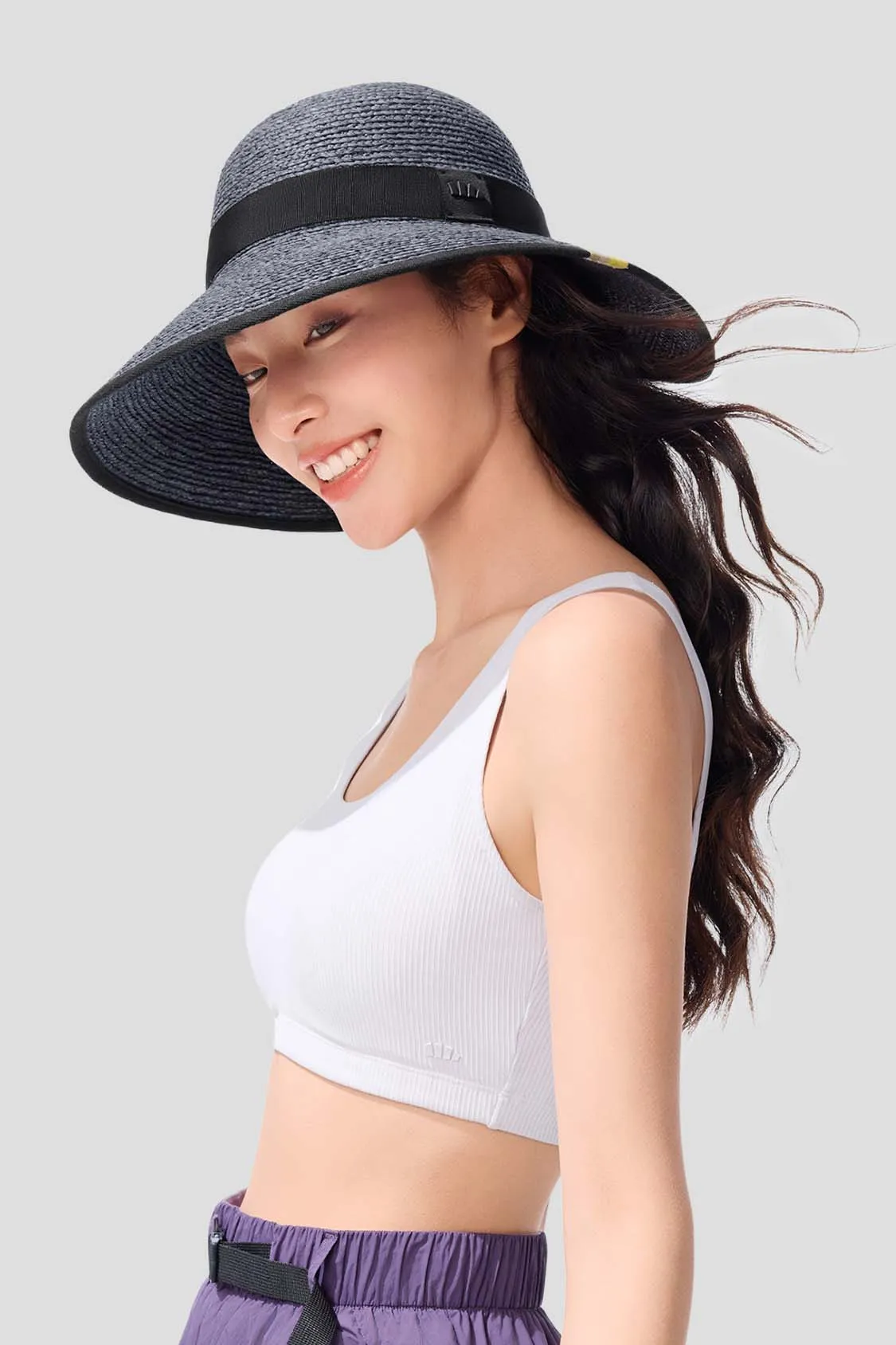 Horizon - Women's Wide Brim Sun Straw Hat UPF50 