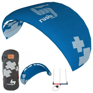 HQ Rush V Pro 300 Trainer Kite Kiteboarding Power Traction 3M 3-Line Snow Surf