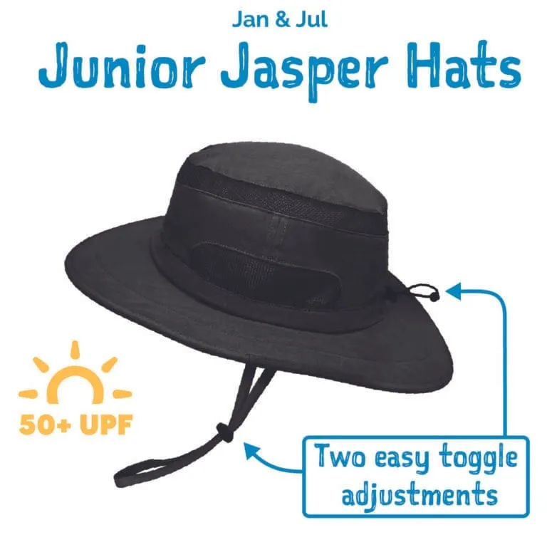 Junior Foldable Jasper Hat: Black