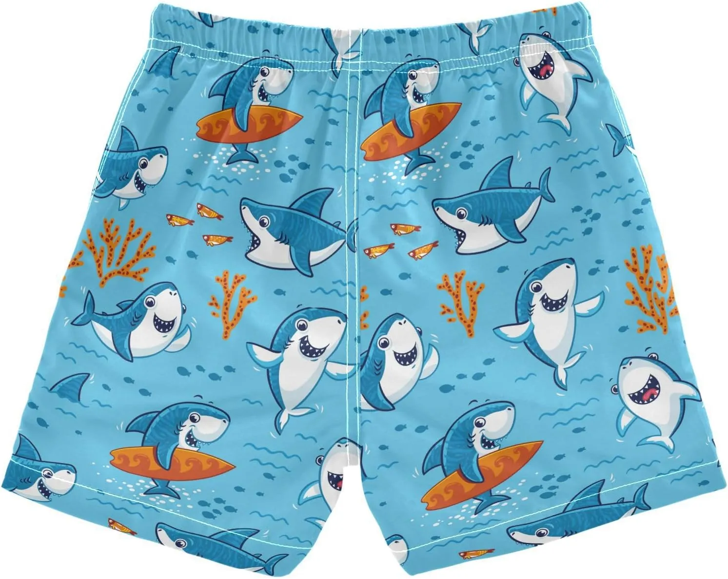 JUNZAN Abstract Independence Day Star Swim Trunks Boys Quick Dry Swim Board Shorts Kids Toddler Teens Beach Vacation 2T