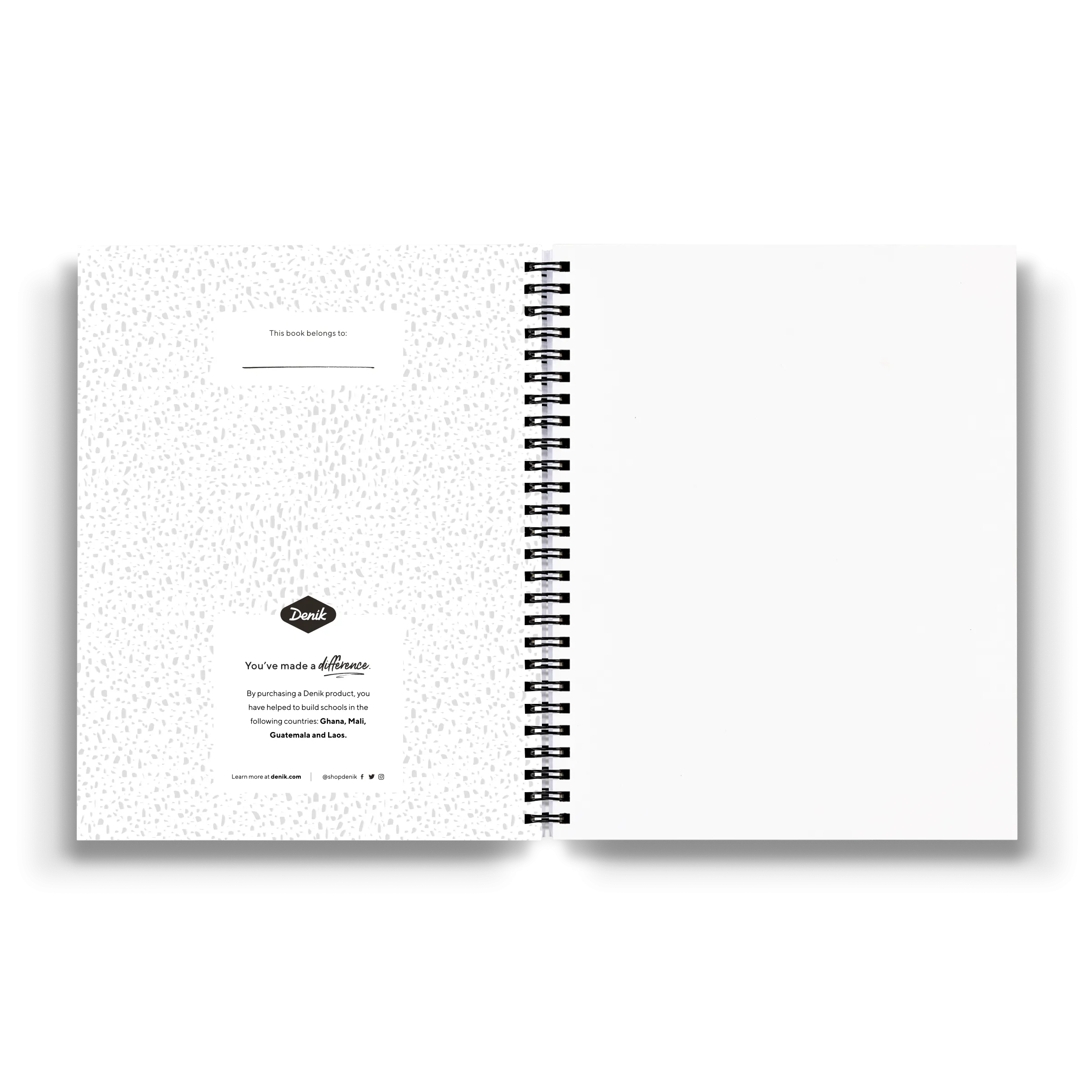 Love All Medium Wire-O Notebook
