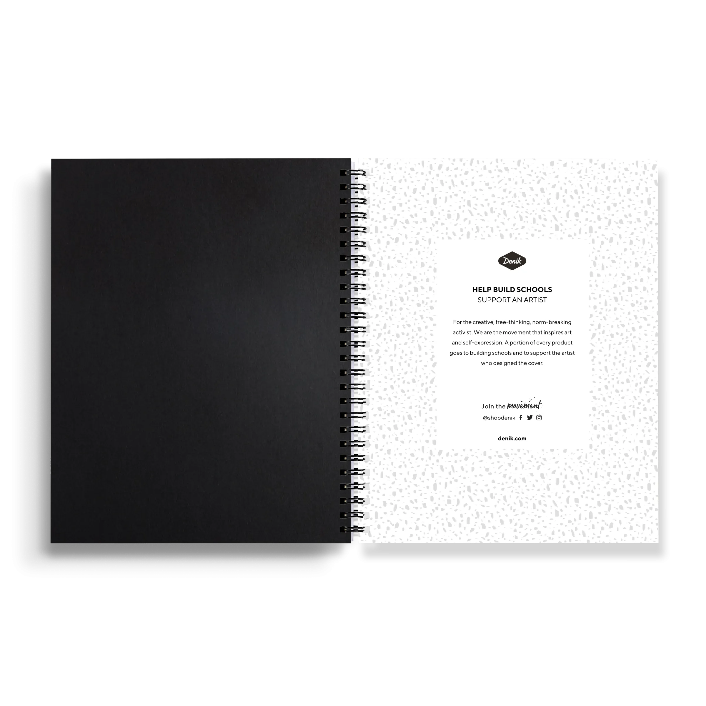 Love All Medium Wire-O Notebook