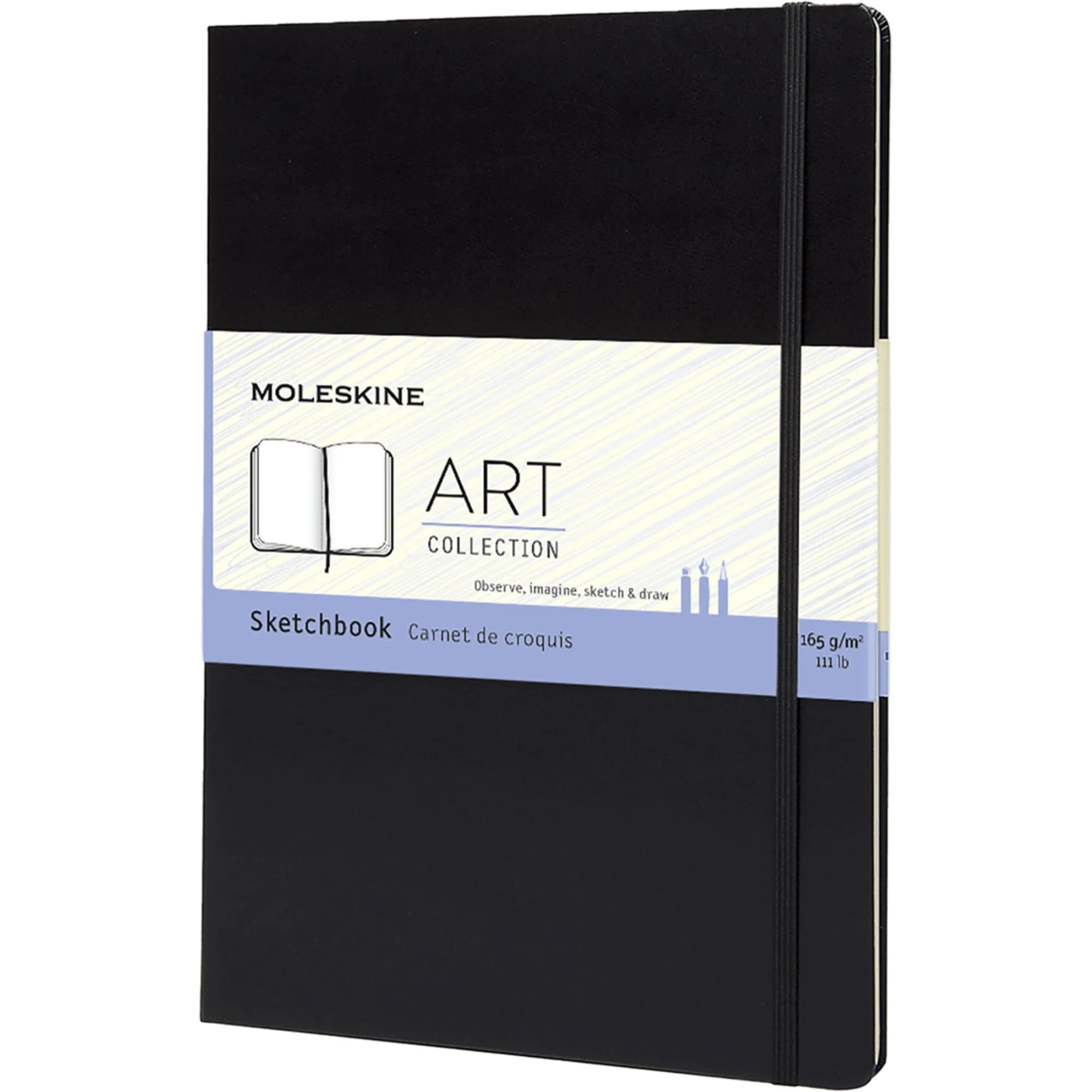 Moleskine Sketchbook Art Collection, A4 21x29.7cm, Black