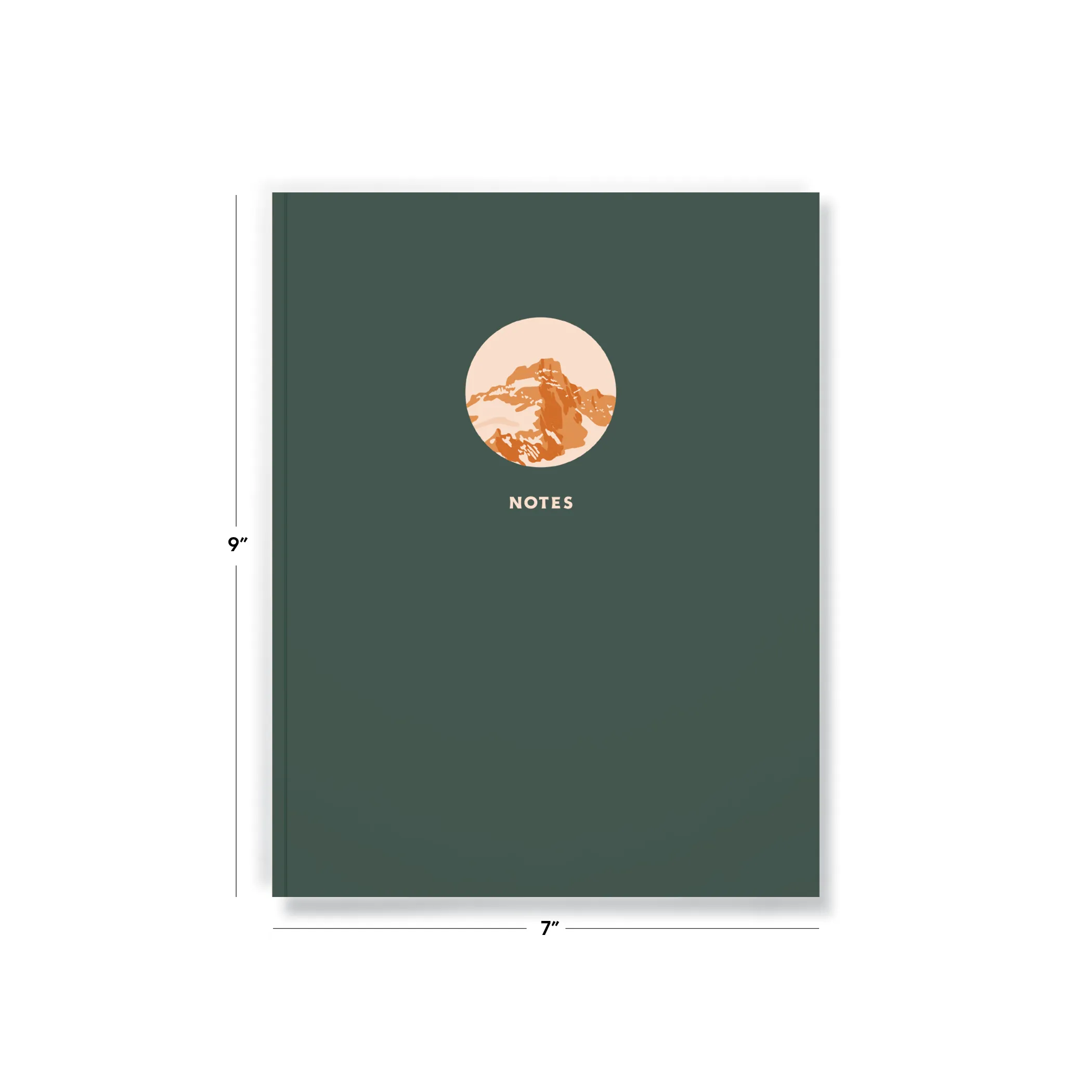 Mountain Peak Medium Layflat Notebook