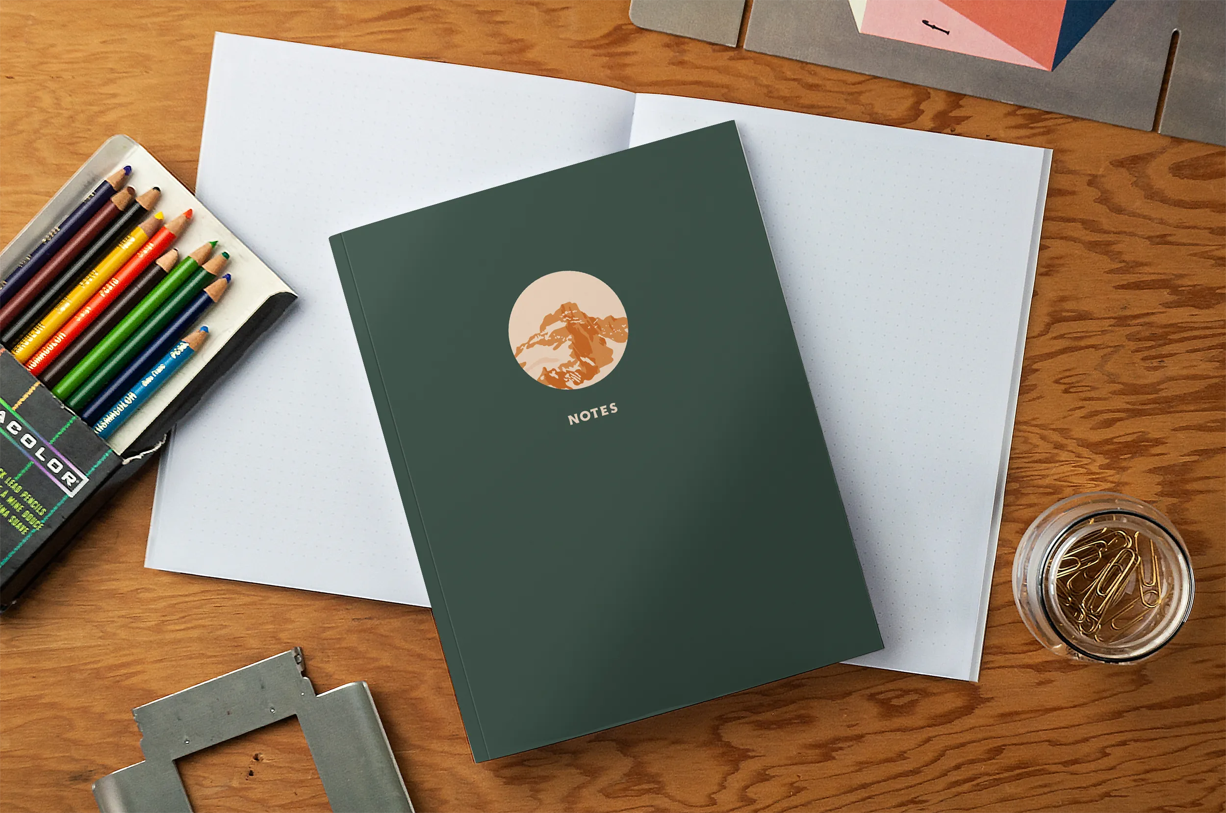 Mountain Peak Medium Layflat Notebook