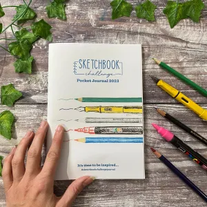 SALE - Sketchbook Challenge Pocket Journal 2023