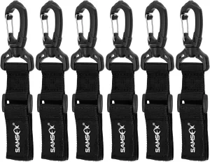 SAMSFX Adjustable Kayak Paddle Holder, Paddle Board Accessories, Inflatable Boat Paddle Storage, Paddle Clips 4PCS in Pack