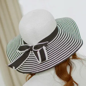 Sidiou Group straw hat women big wide brim beach hat sun hat foldable sun block hat