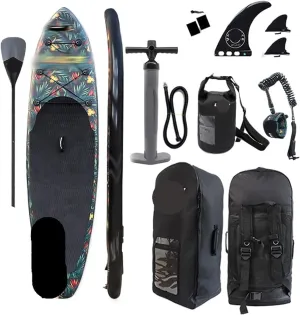 Surfboard Inflatable Paddle Board Double Layer 320/335cm Inflatable Board Stand Up Paddle Board Multifunction Fishing Yoga Surfboard Outdoor Recre