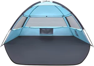 TOURIT Beach Tent 3 Person Instant Sun Shelter with UV Protection for Outdoor Family Beach, Hiking, Fishing