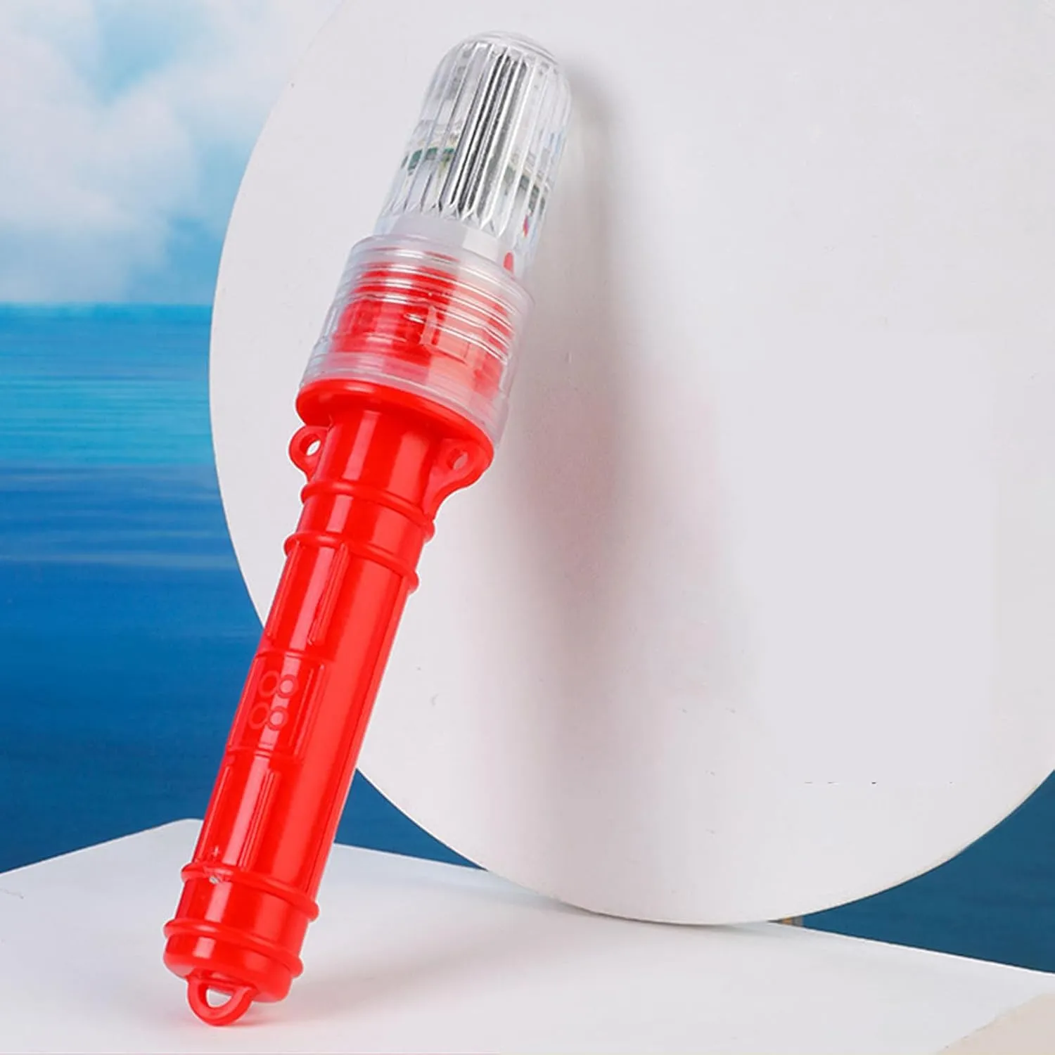 Waterproof Boat Flares, LED Boat Flares Emergency Safety Lights Coast Guard Approved Marine, High Visibility Marine Flares for Fishing Nets, Buoys, Boats (White)