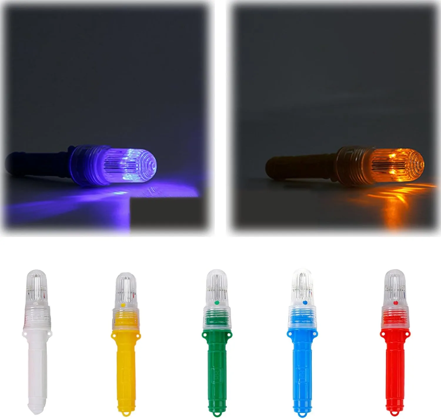 Waterproof Boat Flares, LED Boat Flares Emergency Safety Lights Coast Guard Approved Marine, High Visibility Marine Flares for Fishing Nets, Buoys, Boats (White)