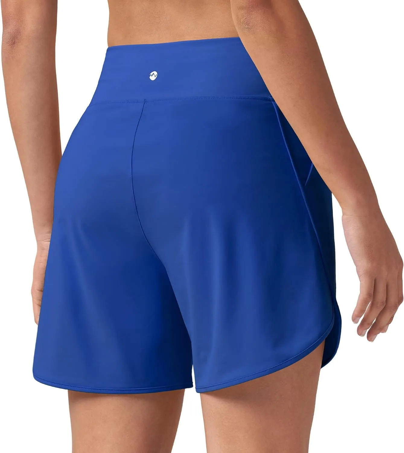 Willit Women's 5" Swim Shorts with Liner High Waisted Quick Dry Swimming Board Shorts with Pockets UPF 50 